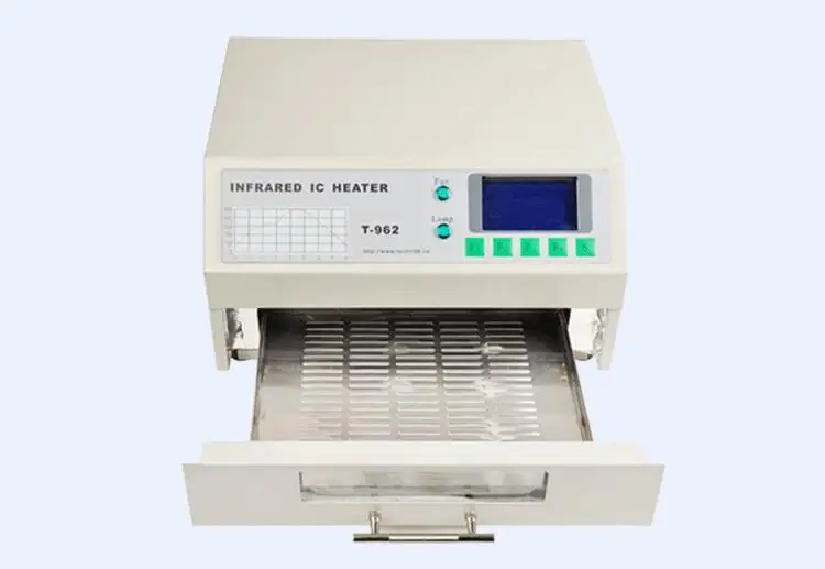 Infrared IC Heater Automatic Reflow Oven SMD BGA intelligent Reflow Welder 800W 110V-220V
Infrared IC Heater Automatic Reflow Oven SMD BGA intelligent Reflow Welder 800W 110V-220V