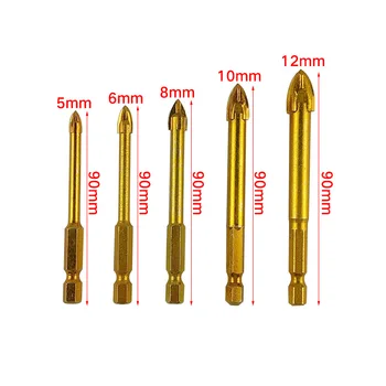 High quality extension multipurpose cross drill bits openings metallic glass triangle holing 5/6/8/10/12mm hole titanium 
High quality extension multipurpose cross drill bits openings metallic glass triangle holing 5/6/8/10/12mm hole titanium