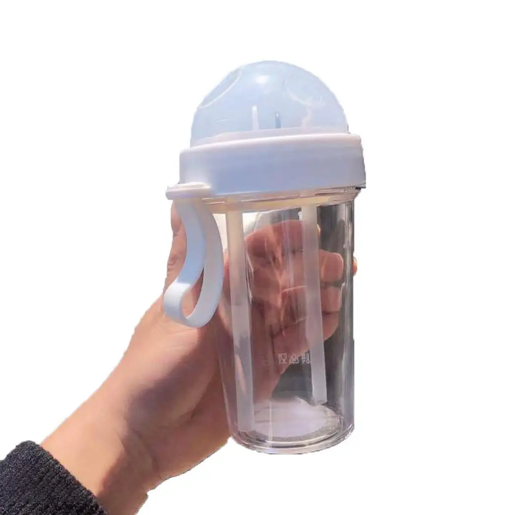 Double Separate Straw Water Bottles Portable Lightweight 420ML Sport Outdoor Water Cup Outdoor, Casual
Double Separate Straw Water Bottles Portable Lightweight 420ML Sport Outdoor Water Cup Outdoor, Casual