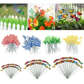 50pcs Colorful Butterfly Stakes / Dragonfly Stakes Outdoor Patio Lawn Yard Garden Flower Pot Decoration Craft Supplies
50pcs Colorful Butterfly Stakes / Dragonfly Stakes Outdoor Patio Lawn Yard Garden Flower Pot Decoration Craft Supplies