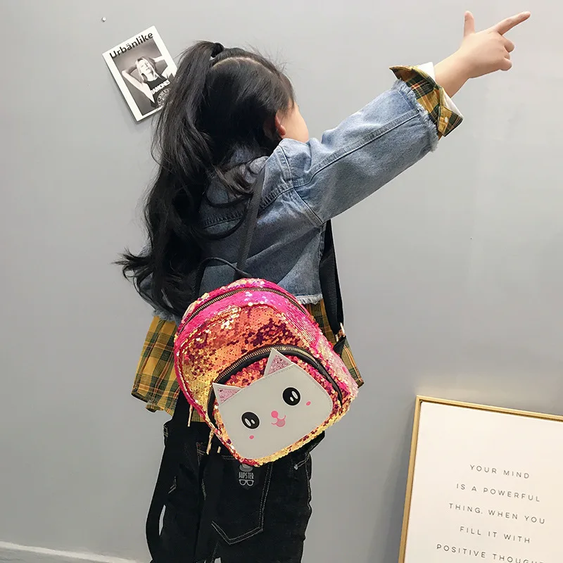 Children's Backpack Cute Cat Small Backpack Boy&Girls Kitty Sequins Student Kindergarten Snack Bag Plush Backpack 5-7 Years Gift
Children's Backpack Cute Cat Small Backpack Boy&Girls Kitty Sequins Student Kindergarten Snack Bag Plush Backpack 5-7 Years Gift