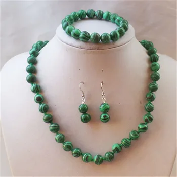 Free shipping 10mm Man-made Malachite Round Beads Necklace Bracelet Earring Set (Min.order 10$ mix)
Free shipping 10mm Man-made Malachite Round Beads Necklace Bracelet Earring Set (Min.order 10$ mix)