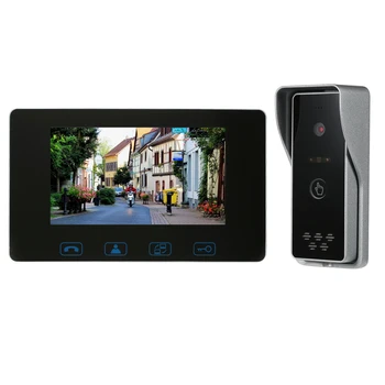 

Wired Video Doorbell Phone Video Intercom Monitor Support Unlock Monitoring Dual-Way Intercom Doorphone Camera Kits Waterproof