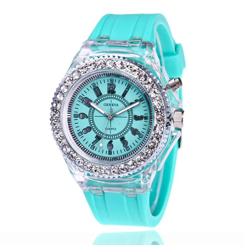 2019 New Fashion Tide LED Light wristwatch Female Form Student Casual Sports Personality Jelly Luminous Watches zegarek damski
2019 New Fashion Tide LED Light wristwatch Female Form Student Casual Sports Personality Jelly Luminous Watches zegarek damski