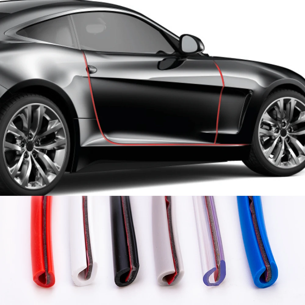 5M/Lot Auto Universal Car Door Edge Rubber Scratch Protector Moulding Strip Protection Strips Sealing Anti-rub DIY Car-styling
5M/Lot Auto Universal Car Door Edge Rubber Scratch Protector Moulding Strip Protection Strips Sealing Anti-rub DIY Car-styling