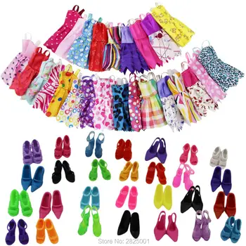 22 Pcs/Set Handmade Dress Mixed Style 12 Short Skirt + 10 Pairs Colorful High Heels Shoes DIY Accessories For Barbie Doll Toy
22 Pcs/Set Handmade Dress Mixed Style 12 Short Skirt + 10 Pairs Colorful High Heels Shoes DIY Accessories For Barbie Doll Toy