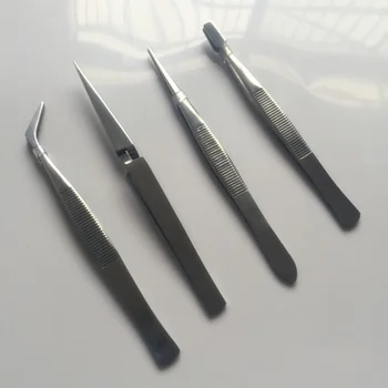 Four-piece mirror stainless steel tweezers 4pc high-end tool set tweezers maintenance tweezer
Four-piece mirror stainless steel tweezers 4pc high-end tool set tweezers maintenance tweezer
