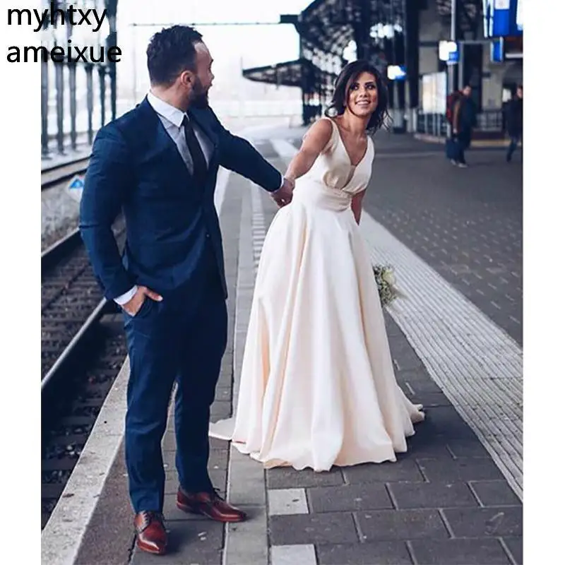 Simple Robe Evening Dresses A-Line Floor Length Sleeveless Long Prom Dressess Satin Pleat Elegant Gowns Custom Made Plus Size
Simple Robe Evening Dresses A-Line Floor Length Sleeveless Long Prom Dressess Satin Pleat Elegant Gowns Custom Made Plus Size