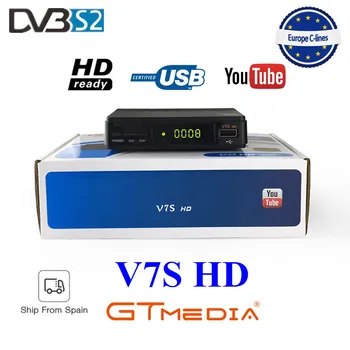 GTmedia V7S Freesat V7 DVB-S2 HD Receptor Satellite Receiver TV Tuner Decoder USB WiFi Cline Biss VU EPG USB Capture Records
GTmedia V7S Freesat V7 DVB-S2 HD Receptor Satellite Receiver TV Tuner Decoder USB WiFi Cline Biss VU EPG USB Capture Records