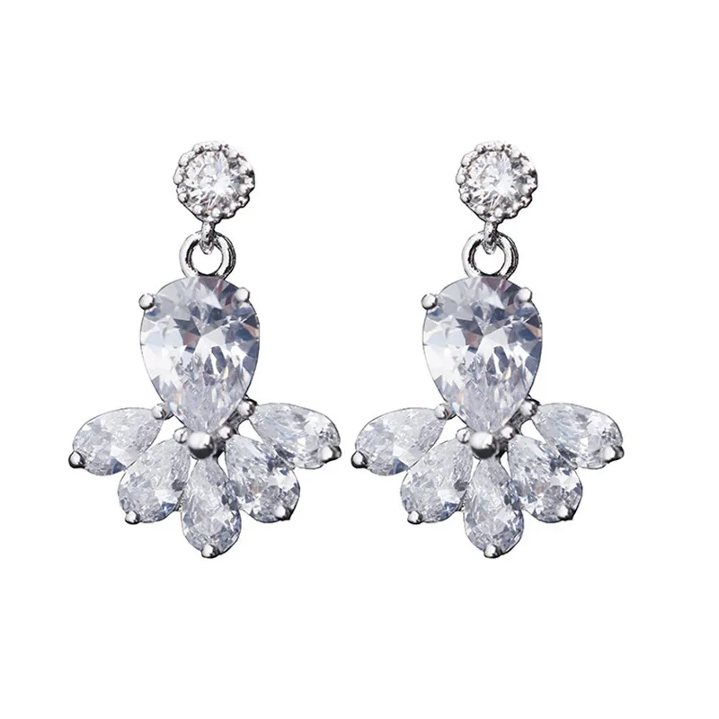 waterdrop shape zircon stud earrings AAA cubic zircon cute fish shape earrings for women shiny Jewelry wholesale anti allergy
waterdrop shape zircon stud earrings AAA cubic zircon cute fish shape earrings for women shiny Jewelry wholesale anti allergy