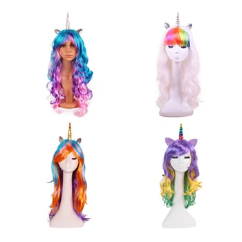 Halloween Cosplay Anime Hair My Pony / Friendship is Magician Rainbow Christmas Pillar Unicorn Ears Headdress Costume
Halloween Cosplay Anime Hair My Pony / Friendship is Magician Rainbow Christmas Pillar Unicorn Ears Headdress Costume