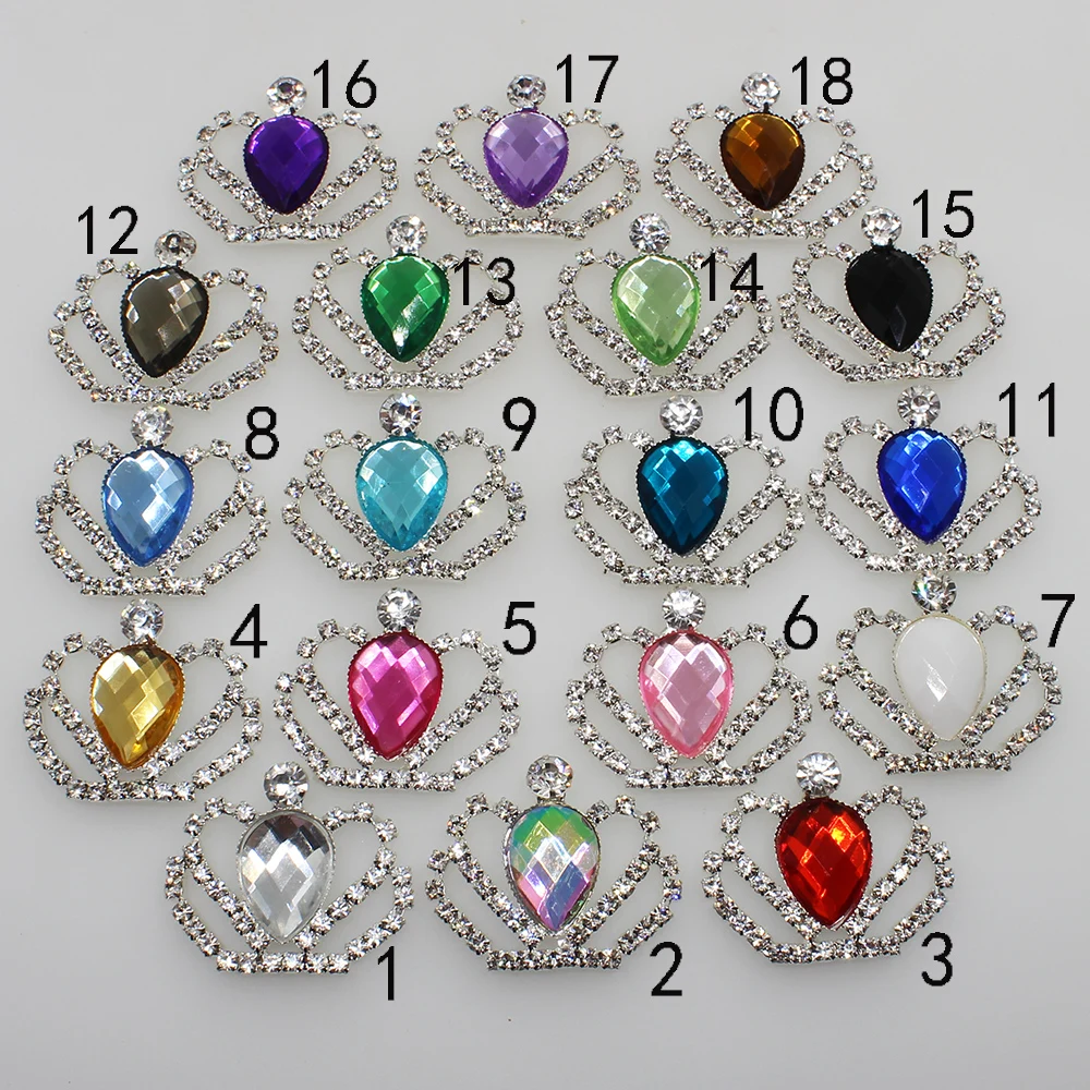 10pc Flat back silver Princess Crown Crystal Rhinestone botones decorativos wedding Birthday party scrapbooking craft supplies
10pc Flat back silver Princess Crown Crystal Rhinestone botones decorativos wedding Birthday party scrapbooking craft supplies