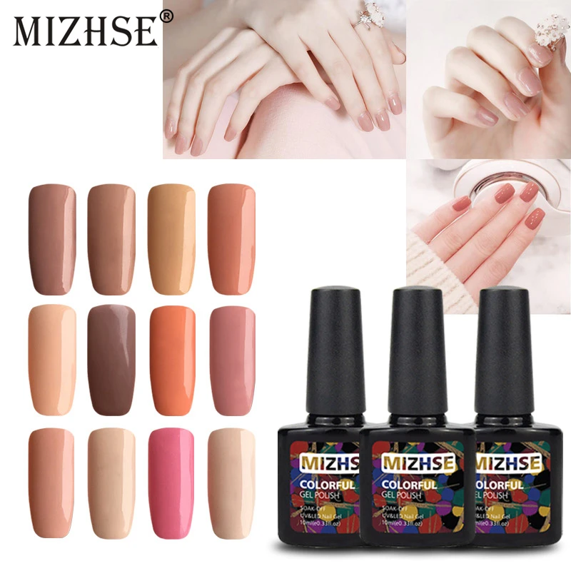 MIZHSE Nail Polish Arte Clavo 10ML UV Gel Nail Polish Nude Gel Semi Permanent Lacquer Soak Off Varnish Dry With Led Lamp
MIZHSE Nail Polish Arte Clavo 10ML UV Gel Nail Polish Nude Gel Semi Permanent Lacquer Soak Off Varnish Dry With Led Lamp