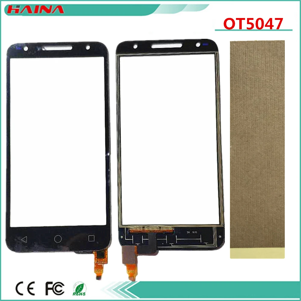 For Alcatel U5 HD 5047D 5047I 5047U 5047Y OT5047 Touch Screen Panel Replacement Glass Touchscreen With Tape Black
For Alcatel U5 HD 5047D 5047I 5047U 5047Y OT5047 Touch Screen Panel Replacement Glass Touchscreen With Tape Black