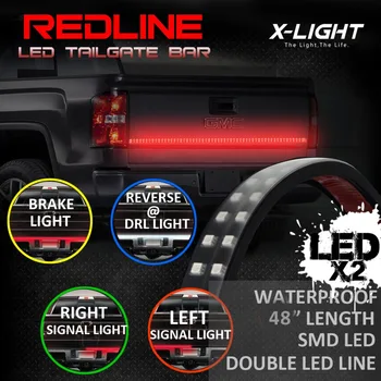 48" DAUL LINELED TAILGATE LIGHT BAR with BRAKE/DAYTIME RUNNING/REVERSE/TURN SIGNAL FULL FEATURE FIT FOR TRUCK PICK UP JEEP SUV
48" DAUL LINELED TAILGATE LIGHT BAR with BRAKE/DAYTIME RUNNING/REVERSE/TURN SIGNAL FULL FEATURE FIT FOR TRUCK PICK UP JEEP SUV