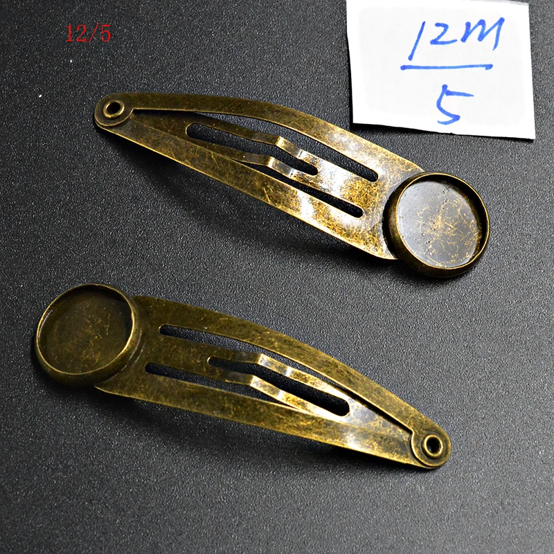 FLTMRH 2pcs 12mm Bronze High Quality Bright Plated Material Hairpin Hair Clips Hairpin Base Setting Cabochon Cameo
FLTMRH 2pcs 12mm Bronze High Quality Bright Plated Material Hairpin Hair Clips Hairpin Base Setting Cabochon Cameo