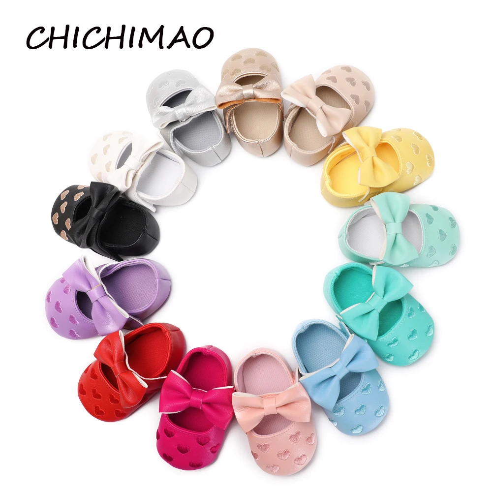 Children Baby Boy Girl Shoe Soft PU Leather Big Fashion Bowknot Knitting Heart Newborn Toddler Crib 13 Color Available Footwear
Children Baby Boy Girl Shoe Soft PU Leather Big Fashion Bowknot Knitting Heart Newborn Toddler Crib 13 Color Available Footwear