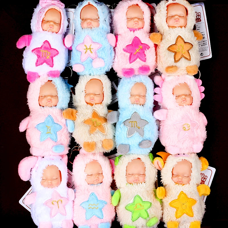 2017 new Kawaii Baby Plush Stuffed Key Chain Toys For Children Soft 12 Constellation Doll Toy Best Birthday Gift Brinquedos
2017 new Kawaii Baby Plush Stuffed Key Chain Toys For Children Soft 12 Constellation Doll Toy Best Birthday Gift Brinquedos