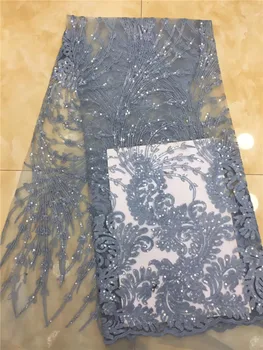 2019 high quality French Nigerian sequins net lace,African tulle mesh sequence lace fabric for party dress 5yards/lot sky blue
2019 high quality French Nigerian sequins net lace,African tulle mesh sequence lace fabric for party dress 5yards/lot sky blue