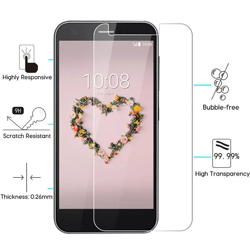 Закаленное стекло 9H 2.5D для Zte Blade A6 Защитное A510 A512 A520 A601 защитная пленка|Защитные