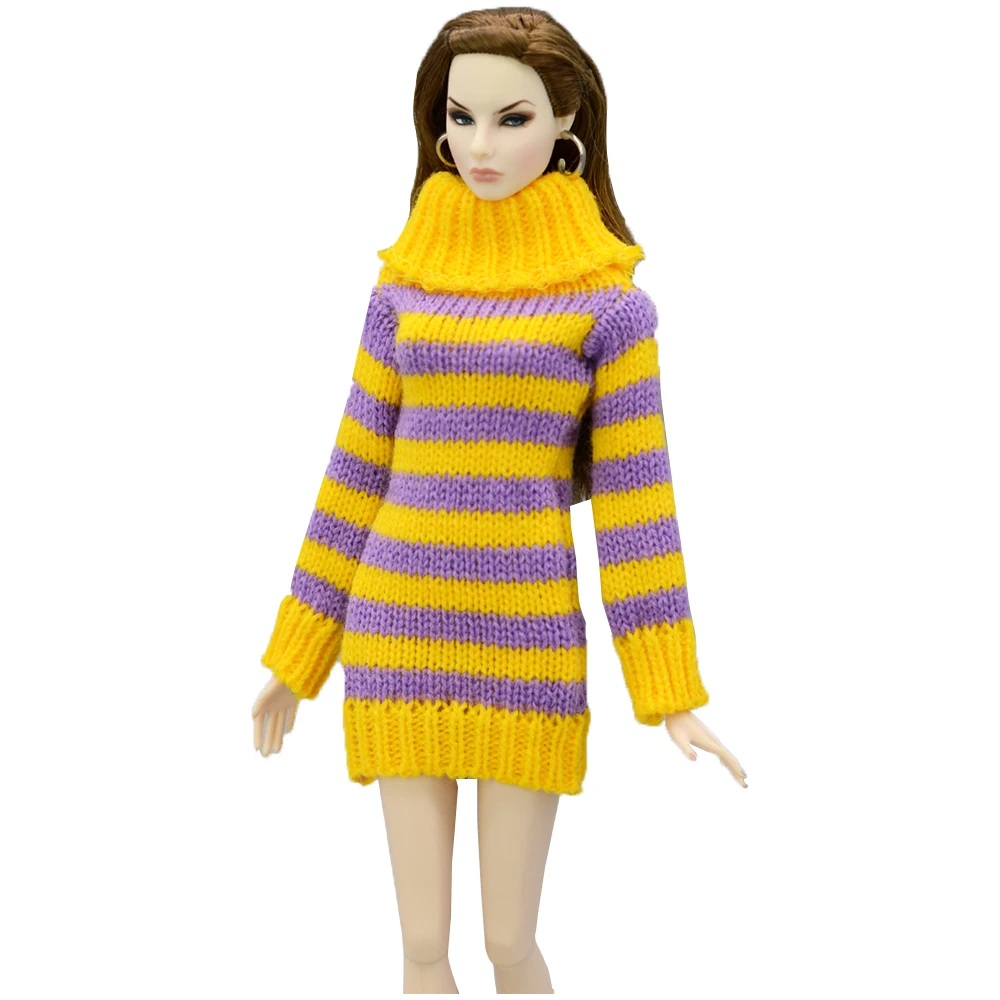 NK One Pcs Fashion Doll Bright Coat Pure Manual Clothes Knitted Handmade Sweater Tops Dress For Barbie Doll Accessories 247D 5X
NK One Pcs Fashion Doll Bright Coat Pure Manual Clothes Knitted Handmade Sweater Tops Dress For Barbie Doll Accessories 247D 5X