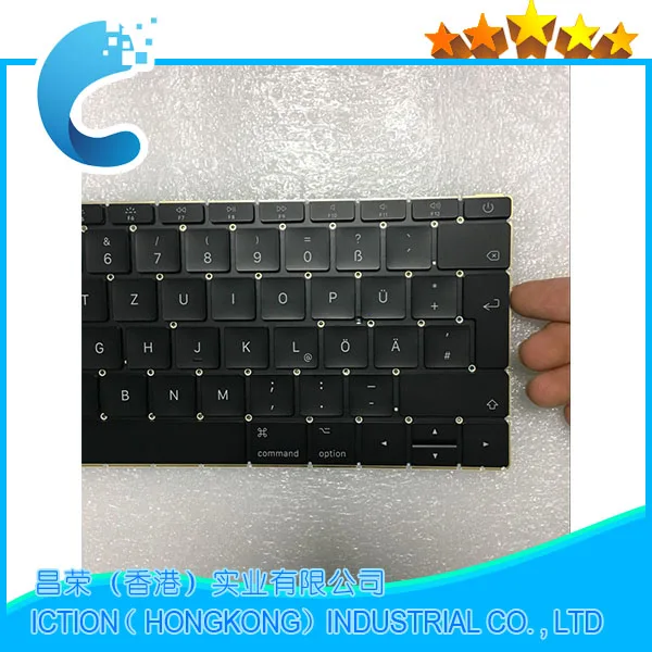 Original New A1534 keyboard For Apple Macbook 12" A1534 MF855LL/A MF865LL/A German Germany Deutsch keyboard Early 2015
Original New A1534 keyboard For Apple Macbook 12" A1534 MF855LL/A MF865LL/A German Germany Deutsch keyboard Early 2015