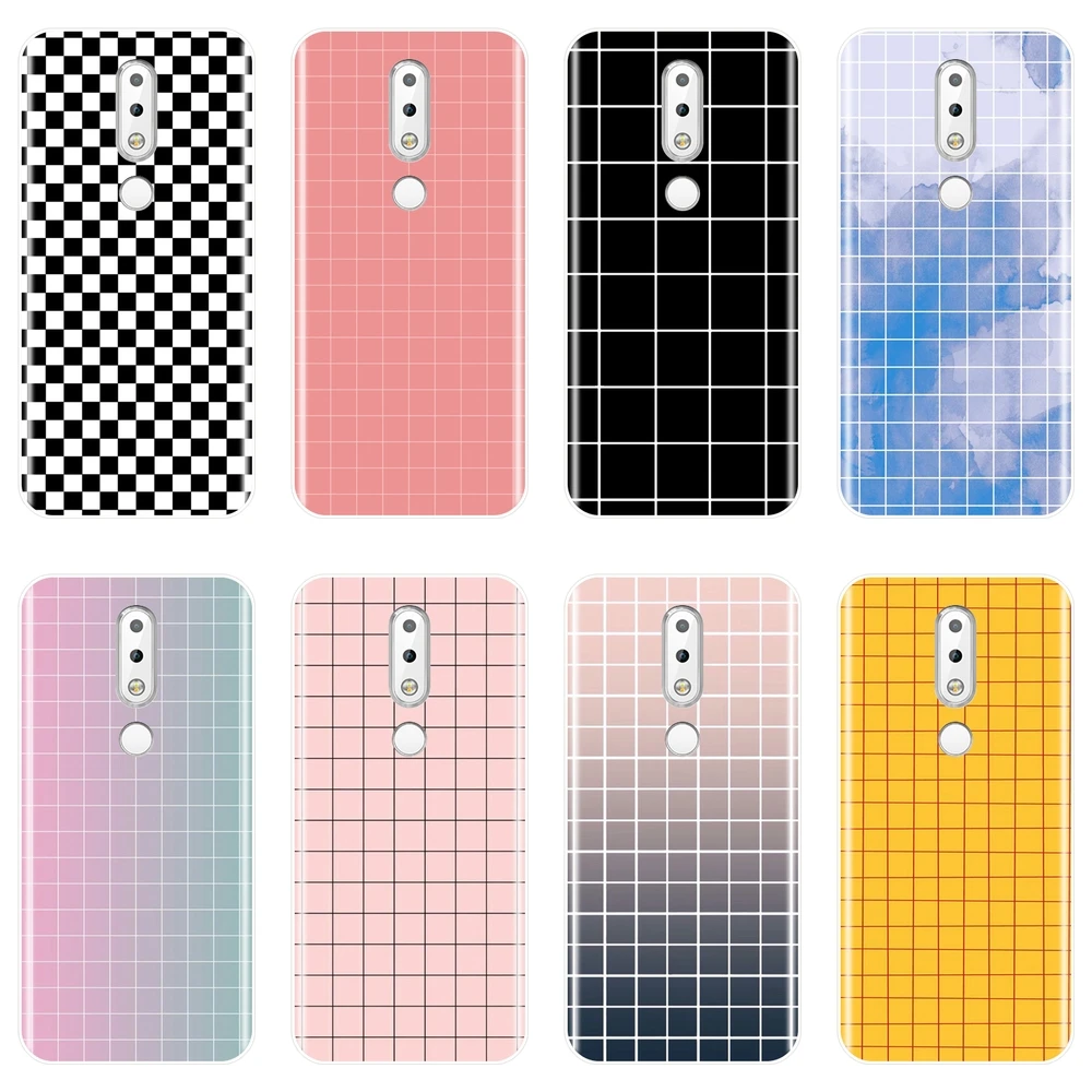 For Nokia 7.1 6.1 5.1 3.1 2.1 Plus Case Silicone Soft Yellow Gird Pink Black Back Cover For Nokia 2.1 3.1 5.1 6.1 7.1 Phone Case
For Nokia 7.1 6.1 5.1 3.1 2.1 Plus Case Silicone Soft Yellow Gird Pink Black Back Cover For Nokia 2.1 3.1 5.1 6.1 7.1 Phone Case