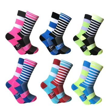 SKYKNIGHT Professional Cycling Socks Men Women Left and right foot stripe Road Bicycle Socks Racing Bike Compression Sport Sock
SKYKNIGHT Professional Cycling Socks Men Women Left and right foot stripe Road Bicycle Socks Racing Bike Compression Sport Sock