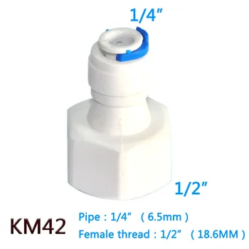 1PC 1/2" Internal thread to 1/4" Straight connector RO Water Fitting Tune Quick Connect Reverse Osmosis White fast connection
1PC 1/2" Internal thread to 1/4" Straight connector RO Water Fitting Tune Quick Connect Reverse Osmosis White fast connection