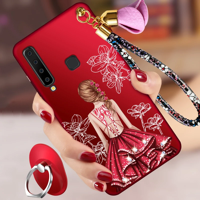 ALIVO For Samsung Galaxy A9s case,Cartoon 3D relief flower girl soft silicone Fitted Case with Wrist rope for galaxy A8s Cover
ALIVO For Samsung Galaxy A9s case,Cartoon 3D relief flower girl soft silicone Fitted Case with Wrist rope for galaxy A8s Cover