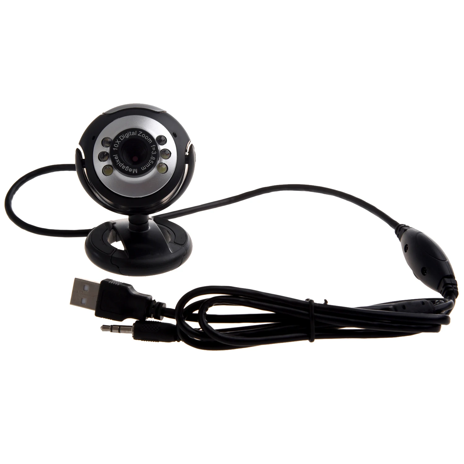 USB 6 LED PC Webcam Camera plus + Night Vision MSN, ICQ, AIM, Skype, Net Meeting
USB 6 LED PC Webcam Camera plus + Night Vision MSN, ICQ, AIM, Skype, Net Meeting