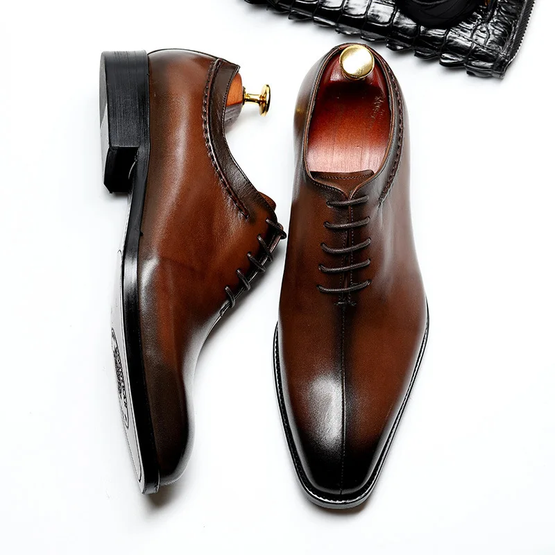 New special for explosive fashion men's leather wedding shoes England pointed leather business men's manufacturers wholesale
New special for explosive fashion men's leather wedding shoes England pointed leather business men's manufacturers wholesale