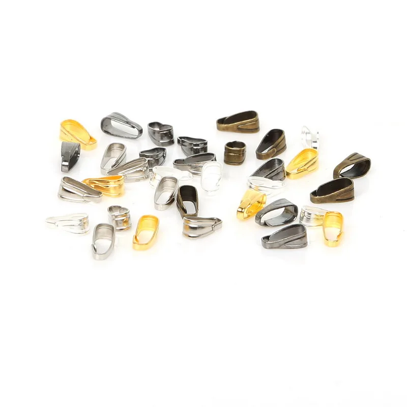 New Arrival 100pcs Pendant Clip Clasp Pinch Clip Bail Pendant Connectors Bail Beads Jewelry Findings DIY Jewelry Accessories
New Arrival 100pcs Pendant Clip Clasp Pinch Clip Bail Pendant Connectors Bail Beads Jewelry Findings DIY Jewelry Accessories