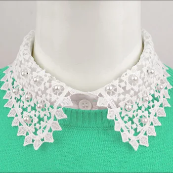 Fashion Half Shirt Fake Collar White Tie Vintage Detachable Collar Lace False Collar Lapel Blouse Top Women Clothes Accessories
Fashion Half Shirt Fake Collar White Tie Vintage Detachable Collar Lace False Collar Lapel Blouse Top Women Clothes Accessories
