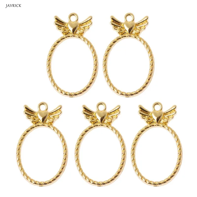 5Pcs Wings Pocket Watch UV Frame Pendant Bezel Cabochon Setting UV Resin Charm Jewelry Accessories
5Pcs Wings Pocket Watch UV Frame Pendant Bezel Cabochon Setting UV Resin Charm Jewelry Accessories