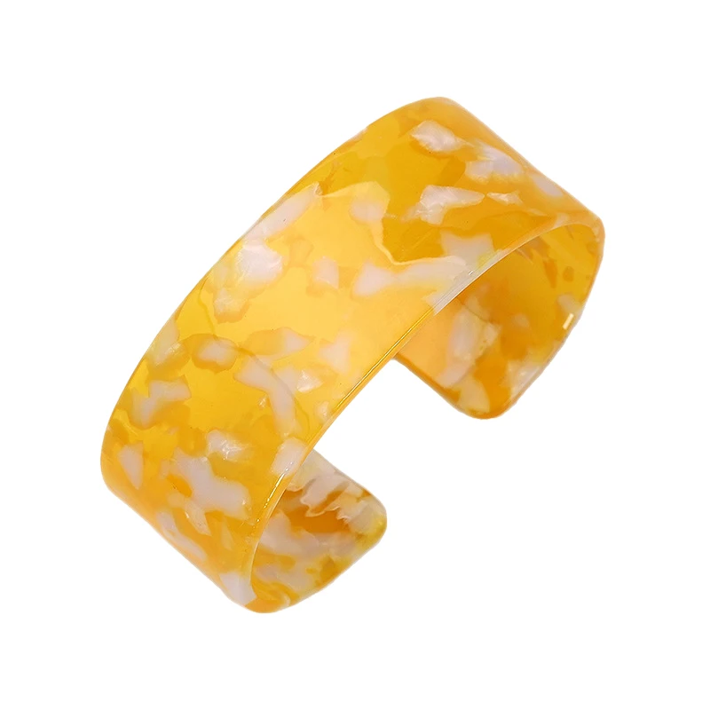 Fashion Cuff Acrylic Wide Bangles Bracelet For Women Vintage Round Trendy Wedding Jewelry
Fashion Cuff Acrylic Wide Bangles Bracelet For Women Vintage Round Trendy Wedding Jewelry