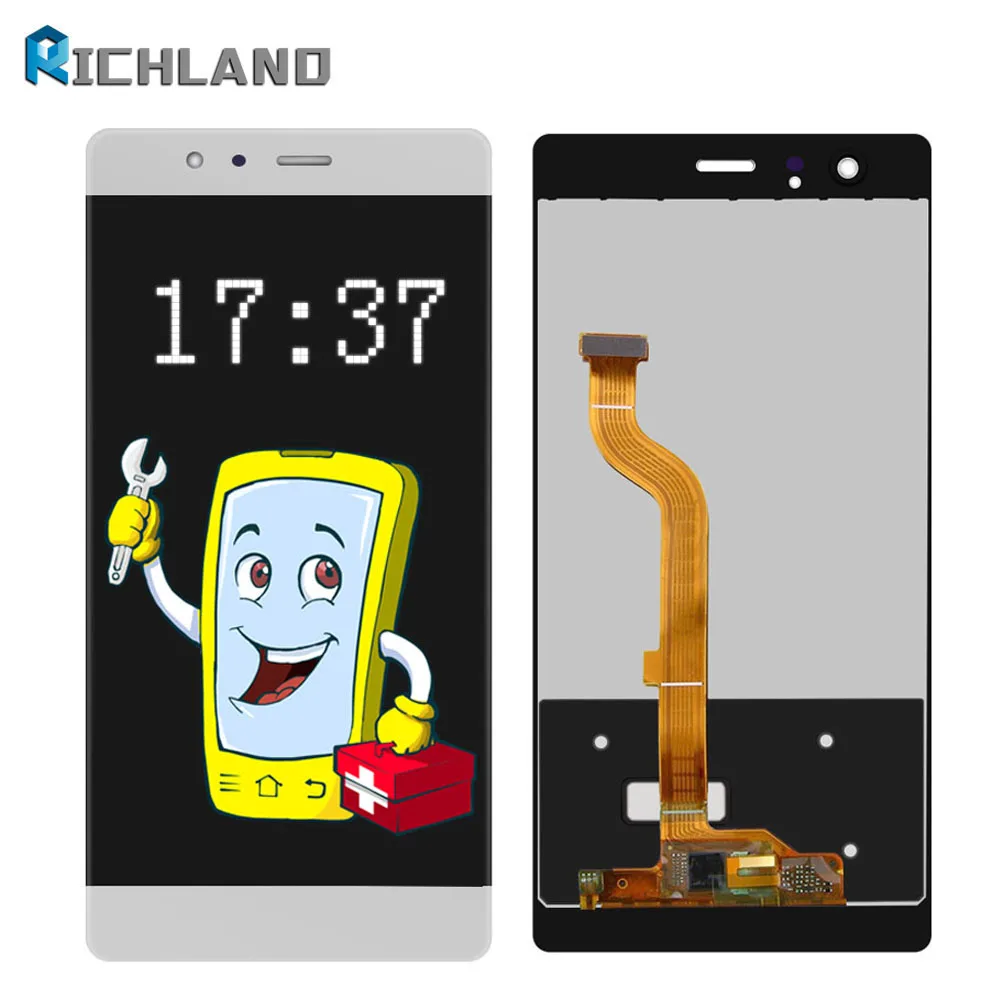 Original 5.2" For HUAWEI P9 LCD Display Touch Screen Digitizer with Frame for HUAWEI P9 LCD Display EVA-L09 EVA-L19 Replacement
Original 5.2" For HUAWEI P9 LCD Display Touch Screen Digitizer with Frame for HUAWEI P9 LCD Display EVA-L09 EVA-L19 Replacement
