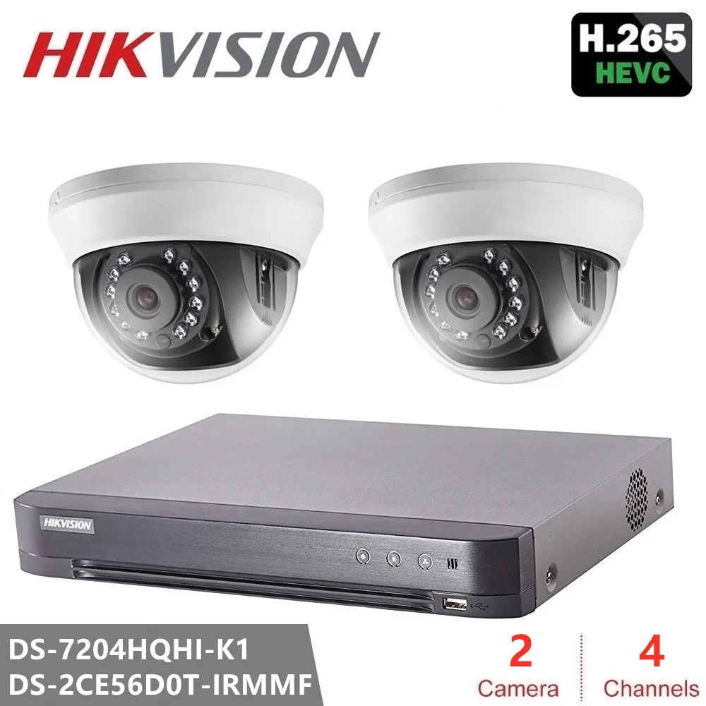 Hikvision Surveillance System DS-7204HQHI-K1 Turbo HD DVR + DS-2CE56D0T-IRMMF HD 1080p Indoor IR Dome Camera TVI/AHD/CVI/CVBS
Hikvision Surveillance System DS-7204HQHI-K1 Turbo HD DVR + DS-2CE56D0T-IRMMF HD 1080p Indoor IR Dome Camera TVI/AHD/CVI/CVBS