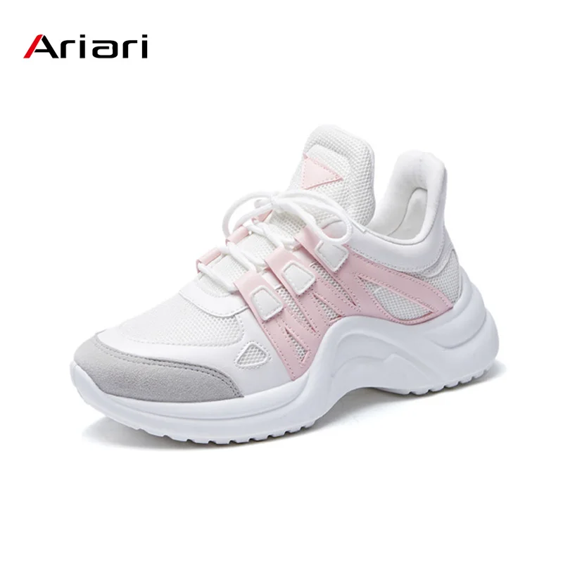 Ariari Women Sneakers Breathable Mesh Female Casual Shoes Platform Shoes Lace-up Vulcanize Shoes Women Trainers zapatillas mujer
Ariari Women Sneakers Breathable Mesh Female Casual Shoes Platform Shoes Lace-up Vulcanize Shoes Women Trainers zapatillas mujer