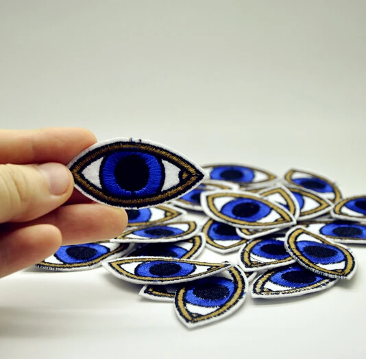 Set of 2pcs Blue Eyes Iron On Patches Sewing On Embroidered Applique Patch for Jacket Clothes Stickers DIY Apparel Accessories
Set of 2pcs Blue Eyes Iron On Patches Sewing On Embroidered Applique Patch for Jacket Clothes Stickers DIY Apparel Accessories
