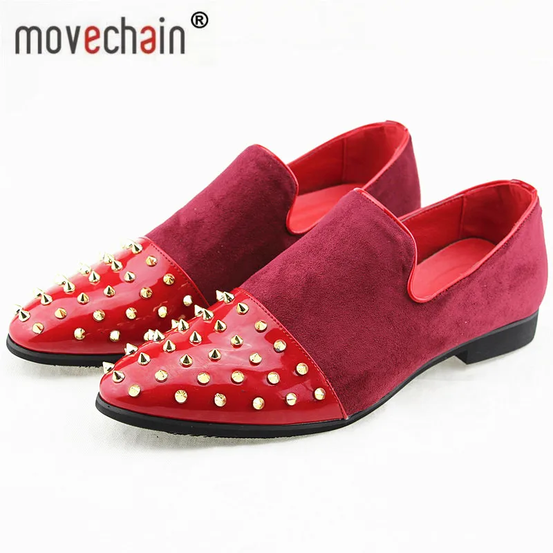 movechain Men's Luxury Brand Genuine Leather Casual Driving Oxfords Shoes Mens Pointed Toe Rivets Loafers Moccasins Party Shoes
movechain Men's Luxury Brand Genuine Leather Casual Driving Oxfords Shoes Mens Pointed Toe Rivets Loafers Moccasins Party Shoes