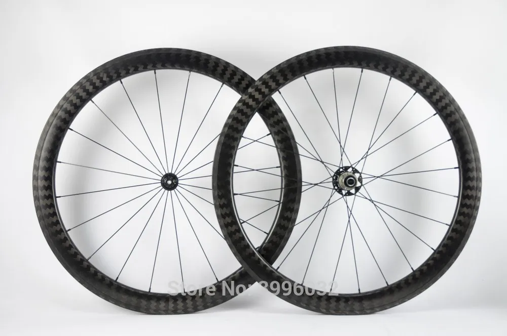 Newest 700C 50mm Road bike matte twill 12K full carbon fibre bicycle wheelset clincher tubular rims 23 25mm width Free shipping | Спорт и
