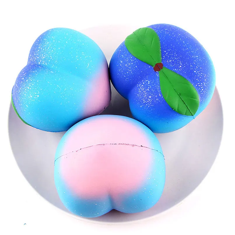 Jumbo Squishy Antistress 1PC New Kawaii Slow Rising Scented Peach Fruit Anxiety Relieve Kids Fun Toy Children Pretend Play Toys | Игрушки и