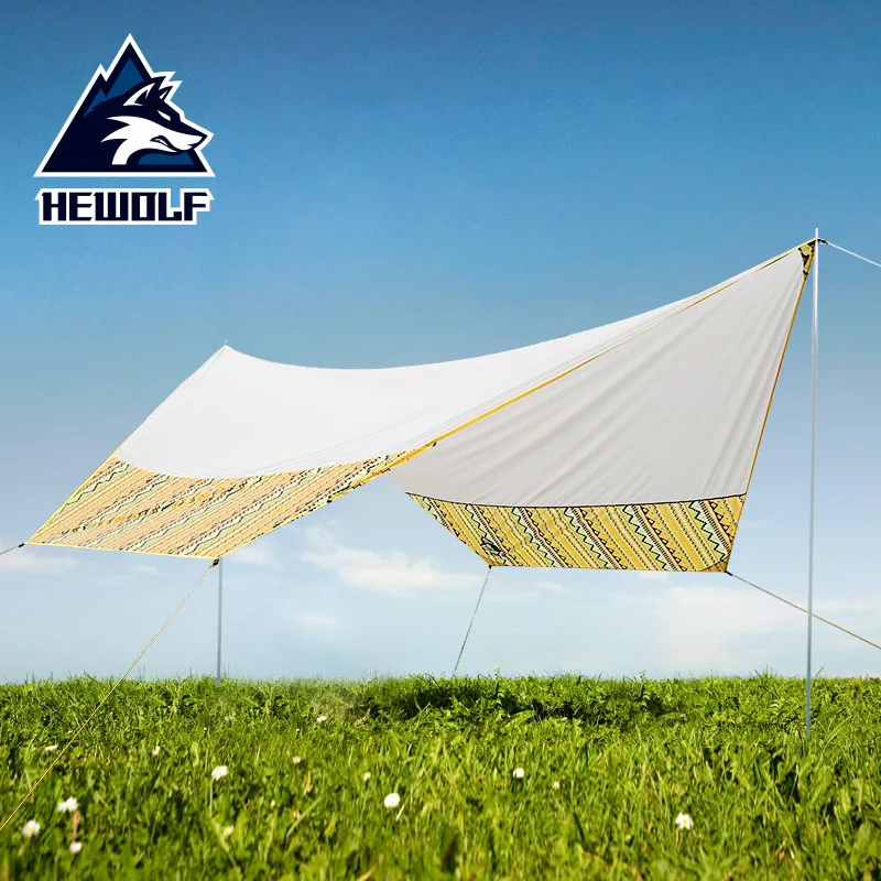 Hewolf 1682 4-6 Person Ultralarge 465*400*250cm Iron Poles Waterproof Camping Tent Tarp Large Gazebo Sun Shelter
Hewolf 1682 4-6 Person Ultralarge 465*400*250cm Iron Poles Waterproof Camping Tent Tarp Large Gazebo Sun Shelter