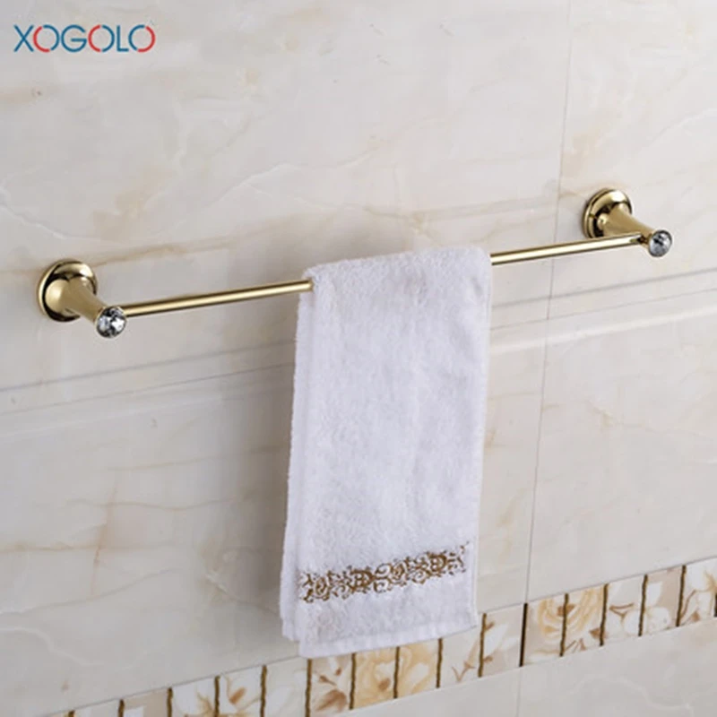 Xogolo Stainless Steel Single Towel Bars Fashion Crystal Mosaic Gold-Plating Towel Bars Wholesale And Retail
Xogolo Stainless Steel Single Towel Bars Fashion Crystal Mosaic Gold-Plating Towel Bars Wholesale And Retail