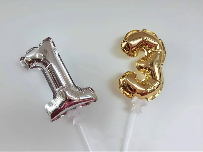 7 Inch Foil Number Balloon Cake Topper Wedding Decoration Party Kid Adult Birthday Anniversary Cake Flags Party Supplies
7 Inch Foil Number Balloon Cake Topper Wedding Decoration Party Kid Adult Birthday Anniversary Cake Flags Party Supplies