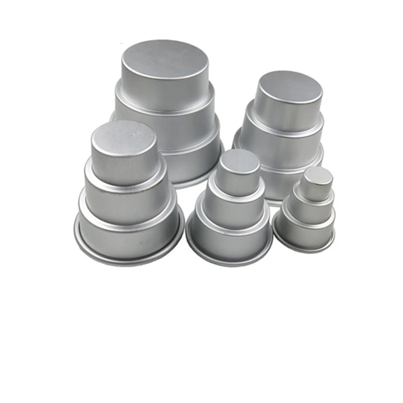 DIY Three Layers Round Cake Mould Aluminum Alloy Baking Pizza Mold Cake Decorating Tools Thickened Wedding Cookie Fondant Tools
DIY Three Layers Round Cake Mould Aluminum Alloy Baking Pizza Mold Cake Decorating Tools Thickened Wedding Cookie Fondant Tools