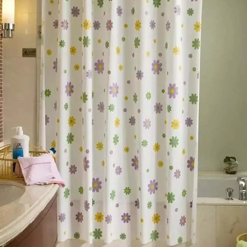Eco-Friendly Peva Moldproof Waterproof Shower Curtain Thickened Bathroom Curtains With 12pcs Hooks 180*200cm rideau de douche
Eco-Friendly Peva Moldproof Waterproof Shower Curtain Thickened Bathroom Curtains With 12pcs Hooks 180*200cm rideau de douche