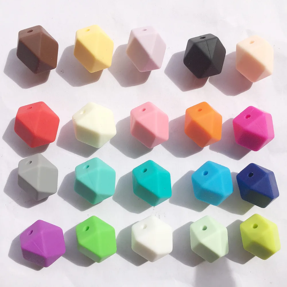 Wholesales Hexagon Loose Silicone Beads for Teething Necklace Silicone Teething Beads For Baby Teether BPA Safe Loose Beads
Wholesales Hexagon Loose Silicone Beads for Teething Necklace Silicone Teething Beads For Baby Teether BPA Safe Loose Beads