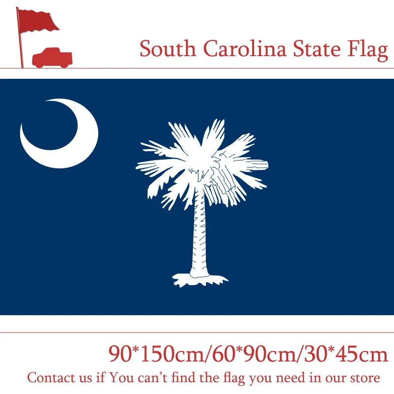 South Carolina State Flag 3*5 Feet Polyester Hanging Flag 40*60cm 60*90cm 90*150cm Flying Flag 15*21cm Hand Flag The U.S.
South Carolina State Flag 3*5 Feet Polyester Hanging Flag 40*60cm 60*90cm 90*150cm Flying Flag 15*21cm Hand Flag The U.S.